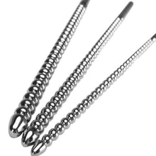 Load image into Gallery viewer, BDSM Solid Beaded Urethral Sound
