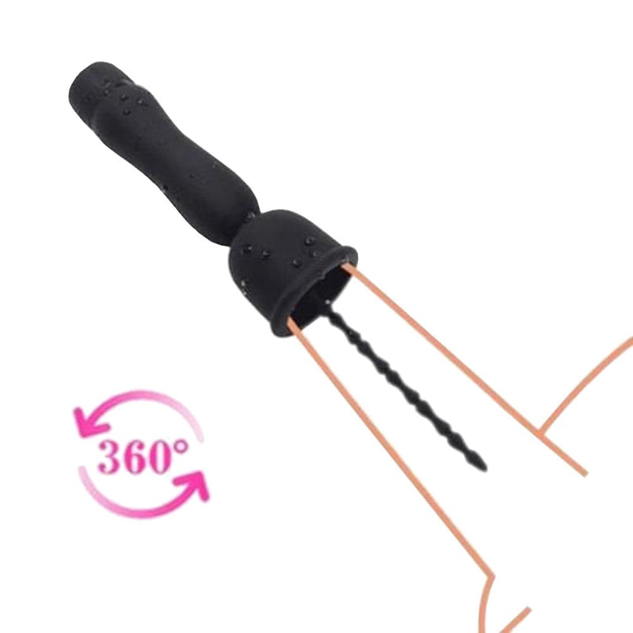 16-Speed Rotating Vibration Penis Plug, gallery view 5