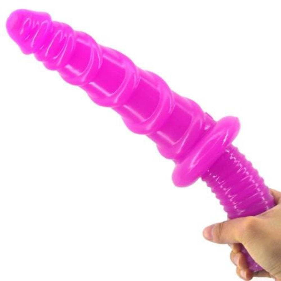 Ribbed 11 Inch Dildo Sword BDSM, gallery view 4