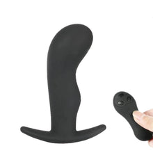 Charger l&#39;image dans la galerie, Plug anal vibrant en silicone télécommandé BDSM
