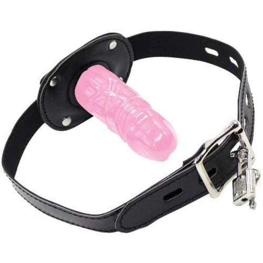 Gag Fetish 3 Inch Face Dildo for Couples BDSM, gallery view 5