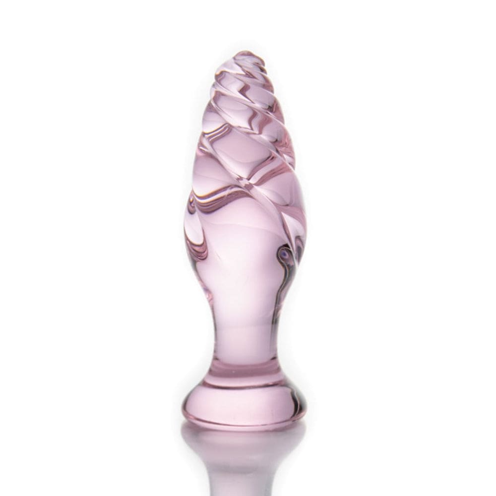 Plug anal en cristal rose enchanteresse BDSM