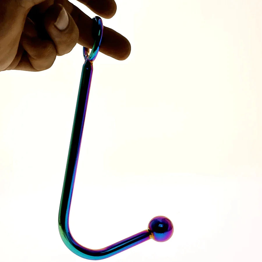 Rainbow Anal Hook Stainless steel, gallery view 3