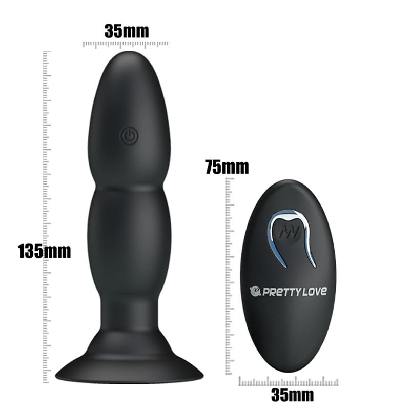 Remote Control Silicone Butt Plug, gallery view 2