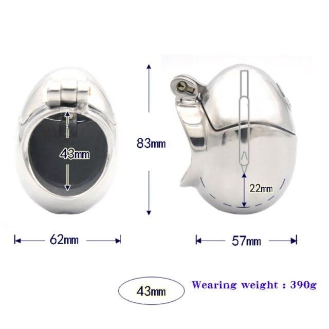 Stainless Egg shaped Cock Cage, gallery view 8