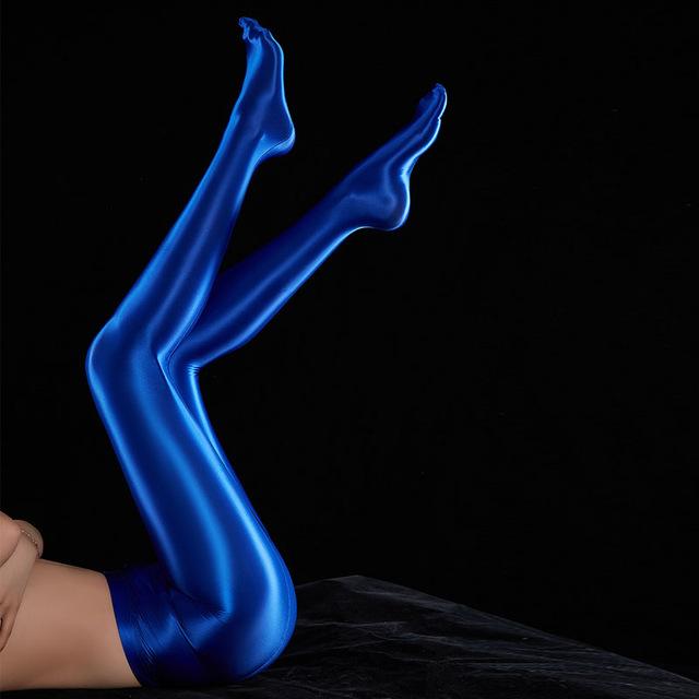 Sexy Tights Oil Pantyhose Shiny Stocking, gallery view 8