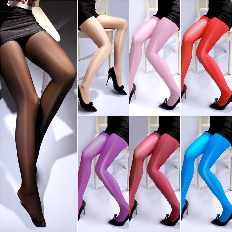 Sexy Pantyhose High Waist Oil Shine Tights, gallery view 6