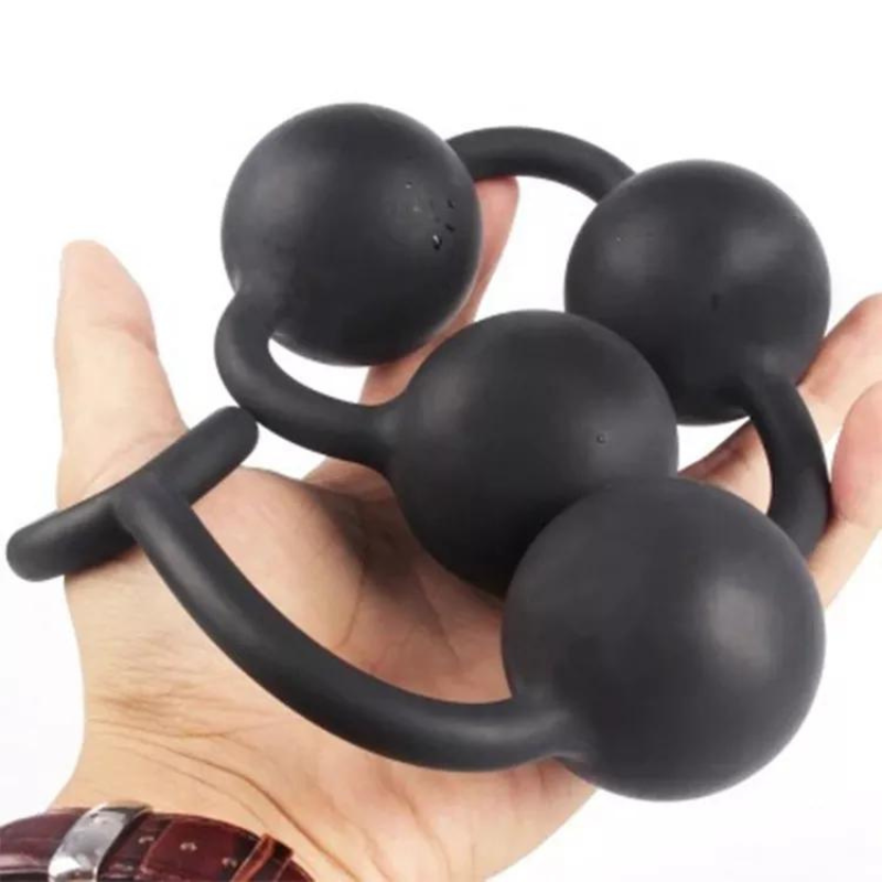 Sissy Beads - Anal Bead Set For Cuckold Betas BDSM, gallery view 2