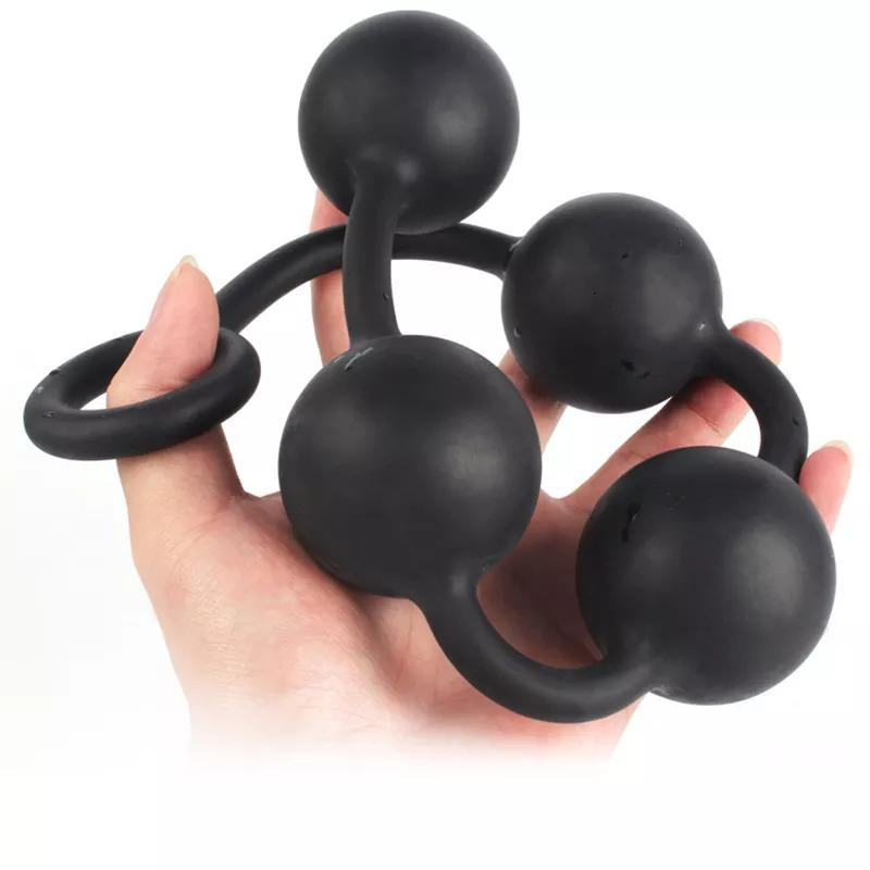 Sissy Beads - Anal Bead Set For Cuckold Betas BDSM, gallery view 3