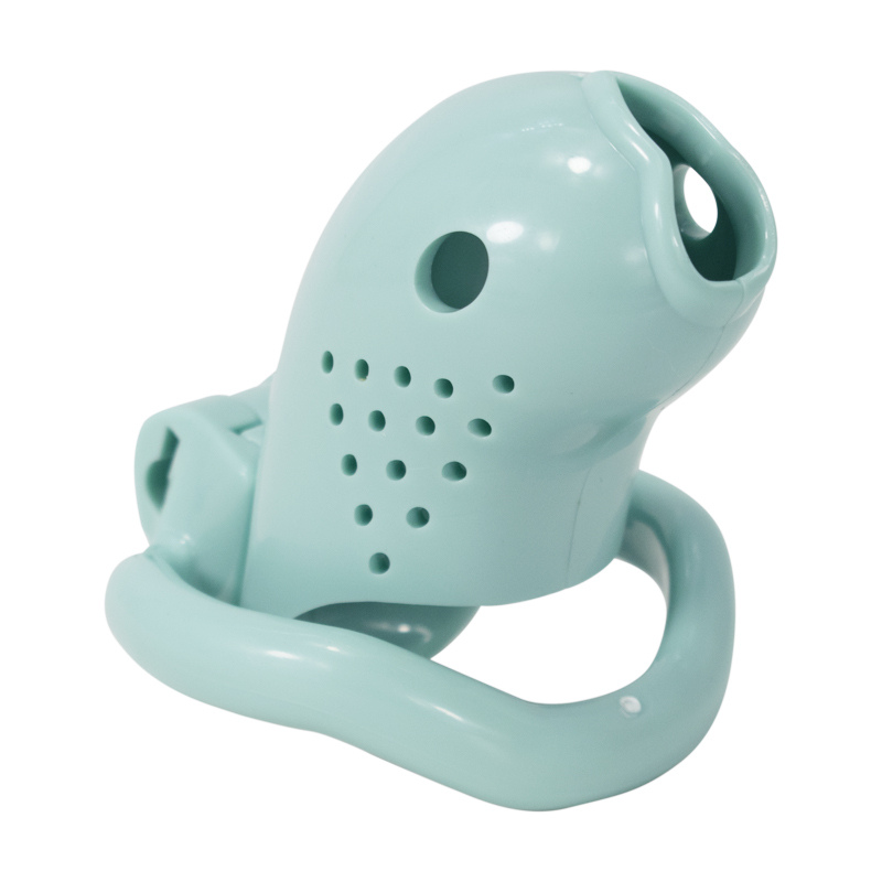 Blue Resin Cock Cage, gallery view 3