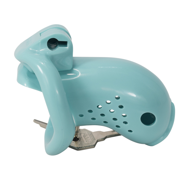 Blue Resin Cock Cage, gallery view 5