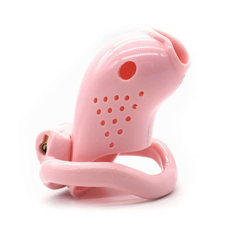 Pink Plastic Chastity Device product view