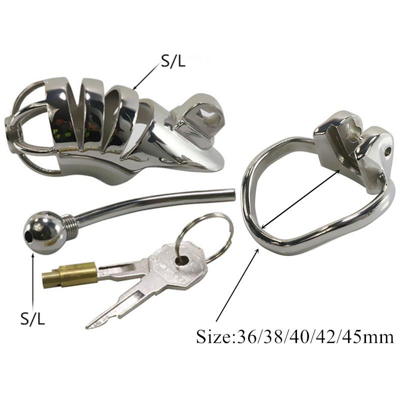 Paisley Male Chastity Device 3.66 inches long, gallery view 7