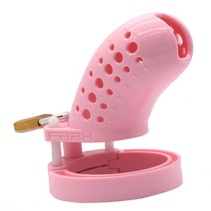 Pink  Cuck Holder Chastity Cage