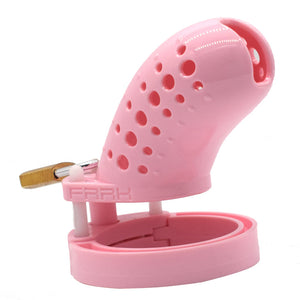 Cage de chasteté rose Cuck Holder