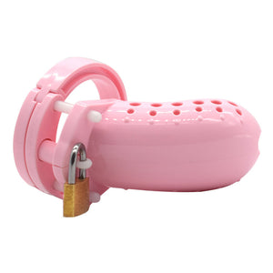 Pink  Cuck Holder Chastity Cage