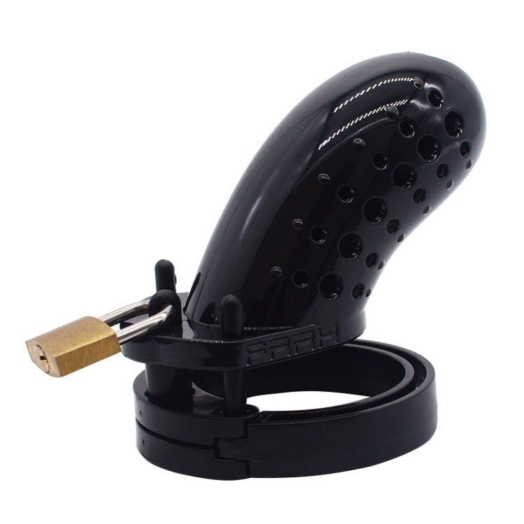 Black Cuck Holder Chastity Cage, gallery view 3