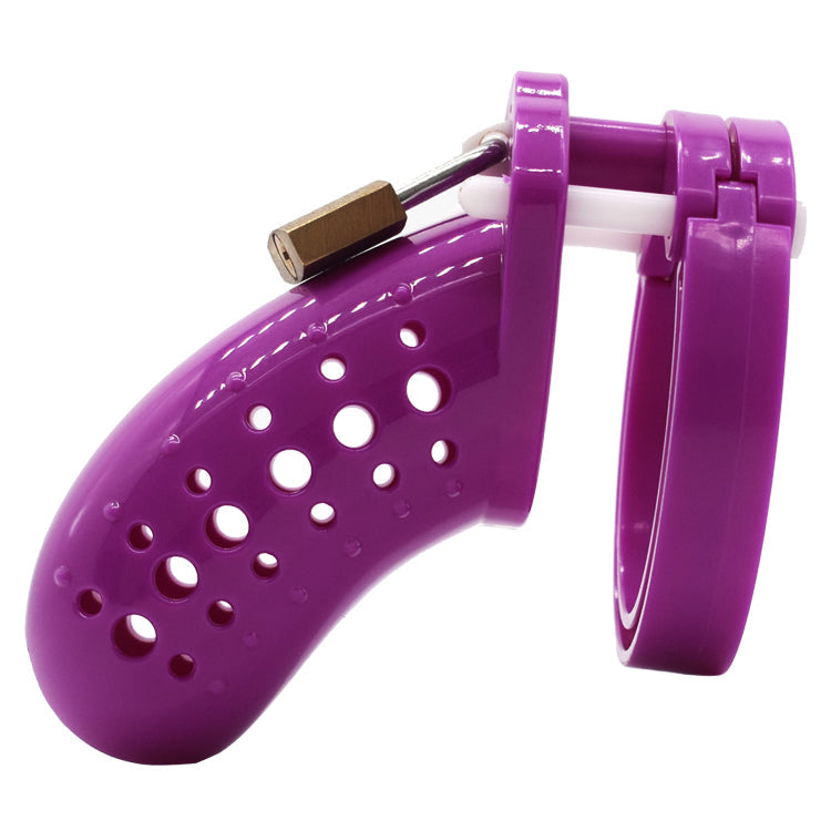 Purple The Cuck Holder Chastity Cage, gallery view 3