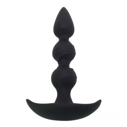 Silicone Anal Toy With Beads product view