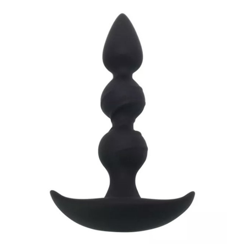 Silicone Anal Toy With Beads product view