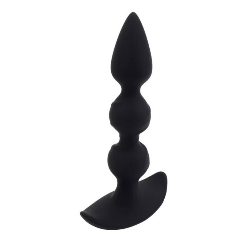 Silicone Anal Toy With Beads, gallery view 2