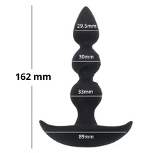 Load image into Gallery viewer, Silicone Anal Toy With Beads
