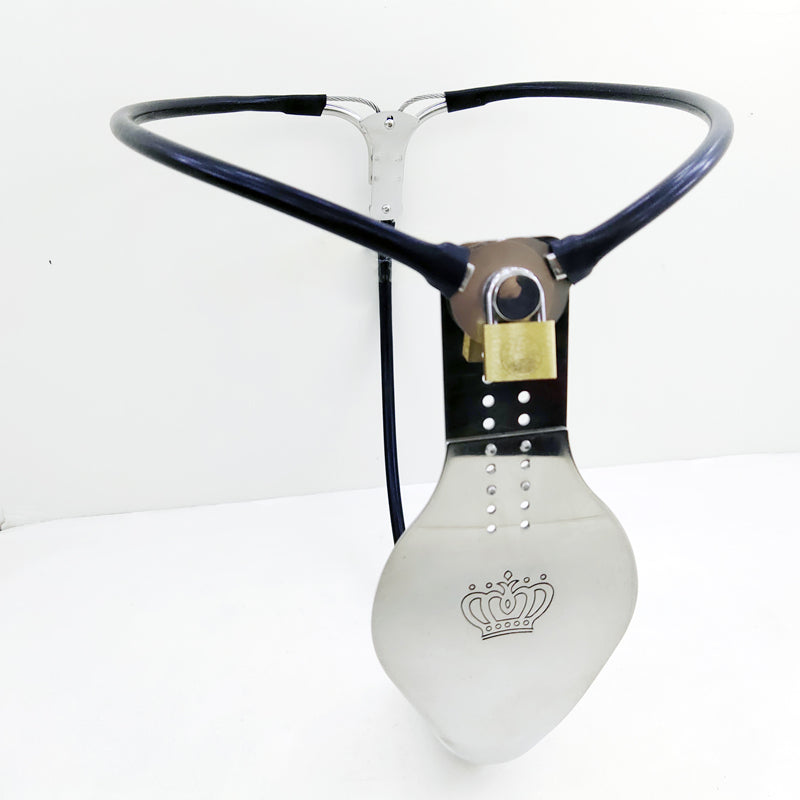 Stainless Steel Chastity Belt Men product view