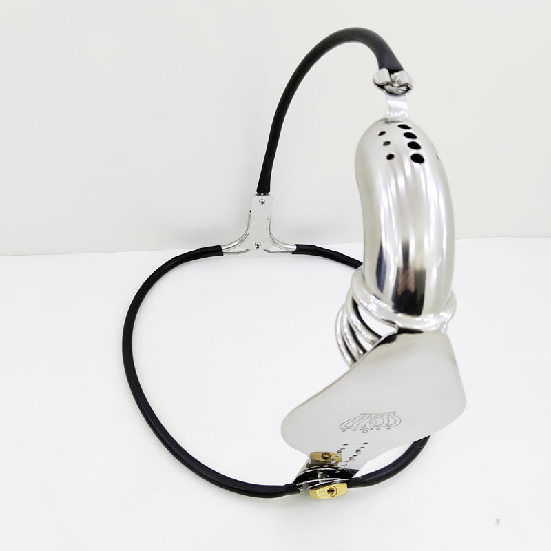 Stainless Steel Chastity Belt Men, gallery view 4