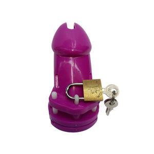 The Chick Magnet Plastic Cock Cage 3.15 inches and 3.94 inches long