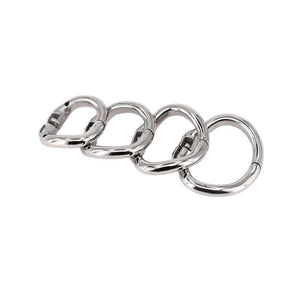 Accessory Ring for Not Getting Off Metal Chastity Device