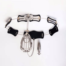 Load image into Gallery viewer, Stainless Steel Male Chastity Belt Adjustable
