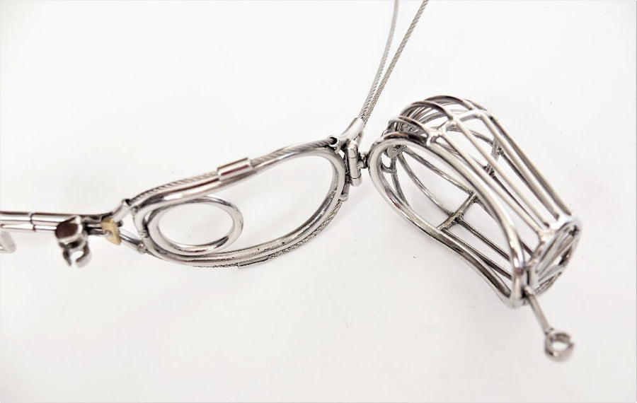 Stainless Steel Male Chastity Belt Adjustable, gallery view 6