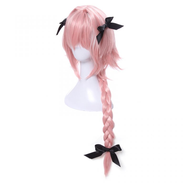 Adorable Pink Ponytail Lace Wig product view