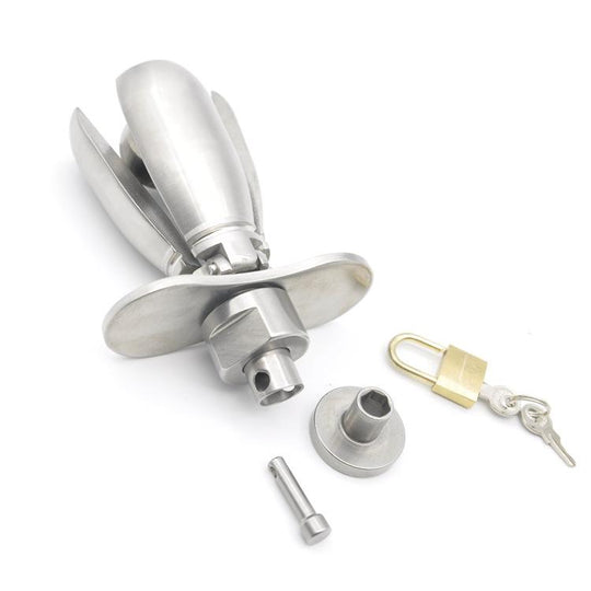 Metal Anal Expander Locking Butt Plug product view