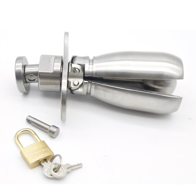 Metal Anal Expander Locking Butt Plug, gallery view 4