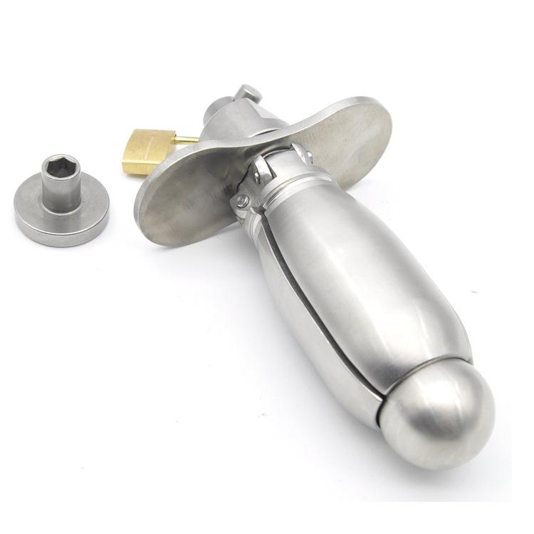 Metal Anal Expander Locking Butt Plug, gallery view 6