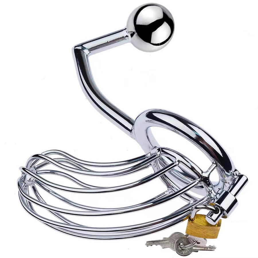 Anal Hook Set Ring Hook Banana Chastity Device, gallery view 2