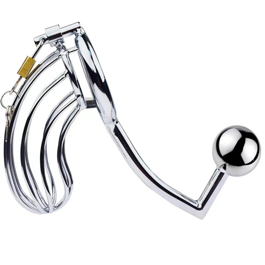 Anal Hook Set Ring Hook Banana Chastity Device, gallery view 3