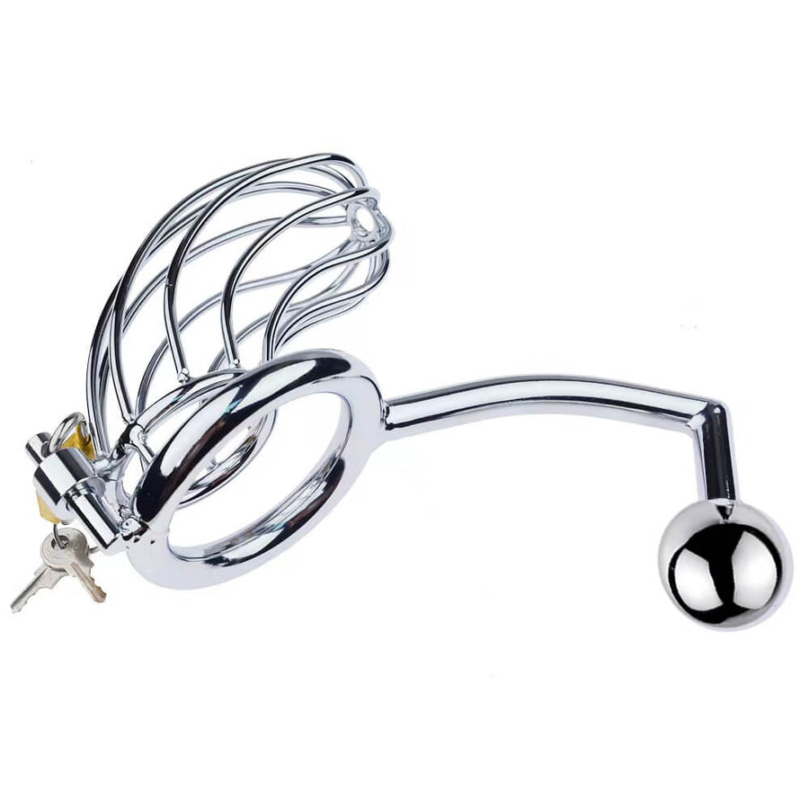 Anal Hook Set Ring Hook Banana Chastity Device, gallery view 4