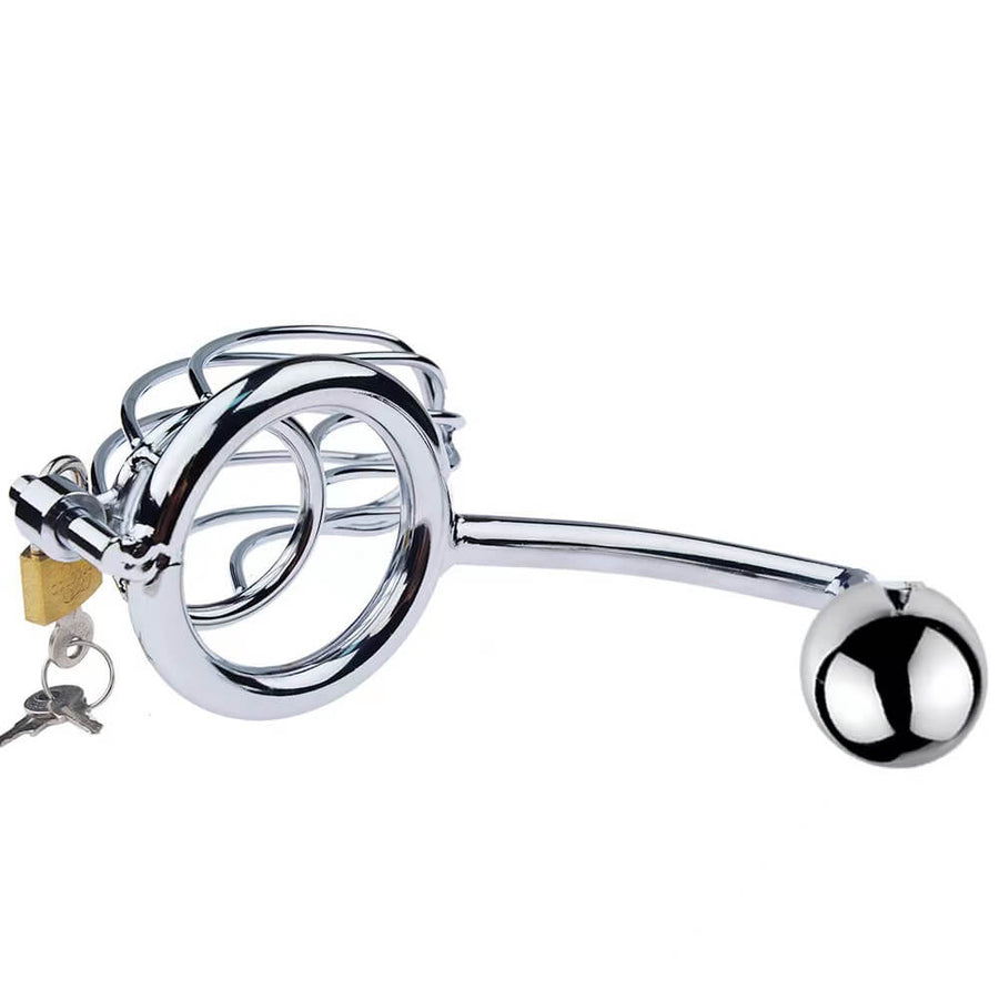 Anal Hook Set Ring Hook Banana Chastity Device, gallery view 5