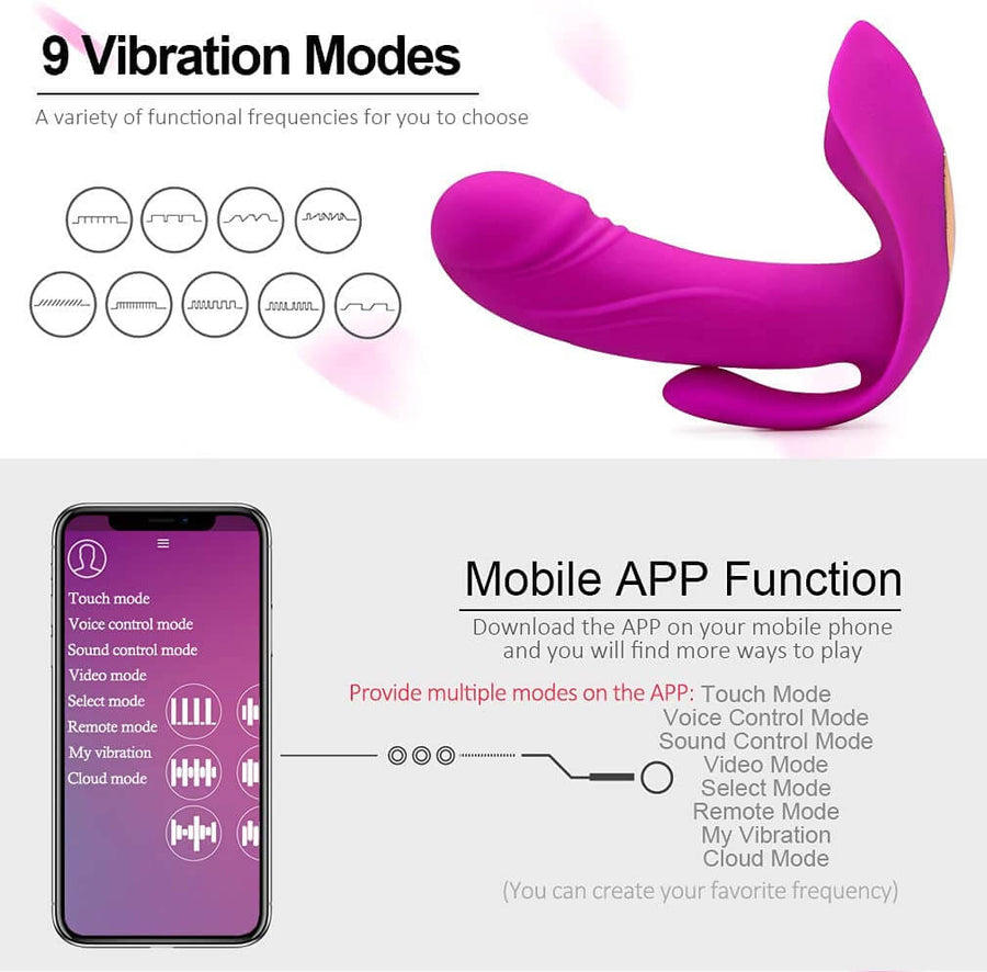 App Remote Electric Massager Vibrator, gallery view 2