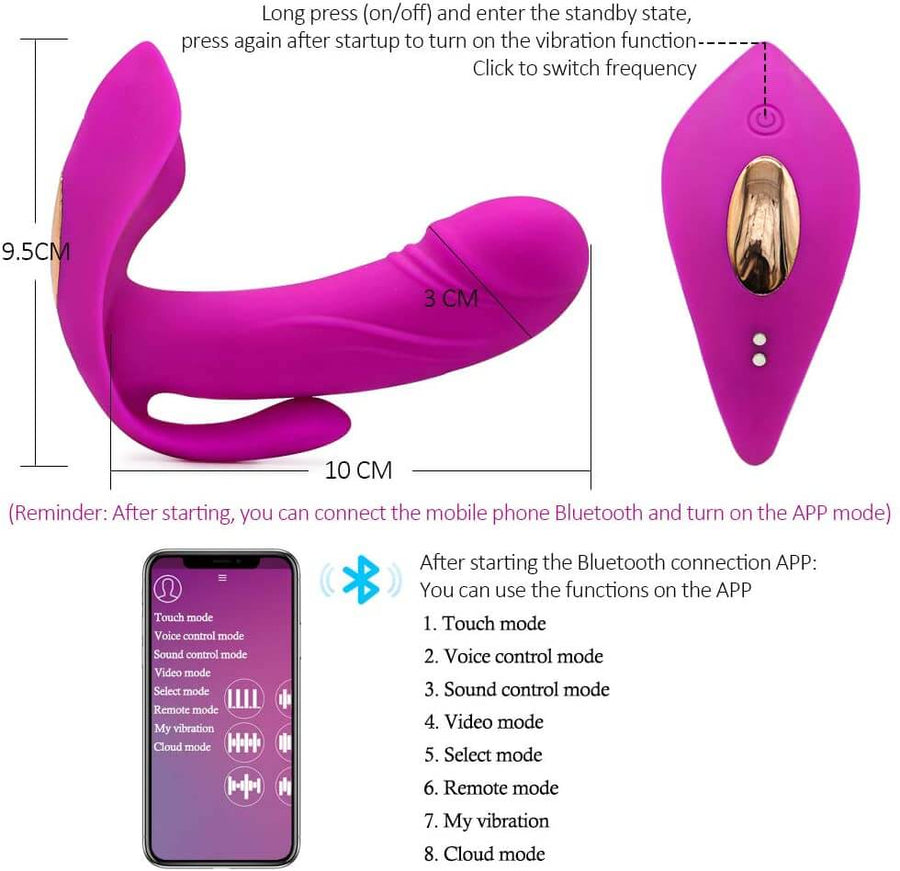 App Remote Electric Massager Vibrator, gallery view 6