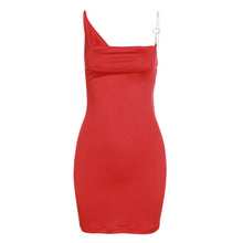 Load image into Gallery viewer, Backless Slim Wrap Hip Dress

