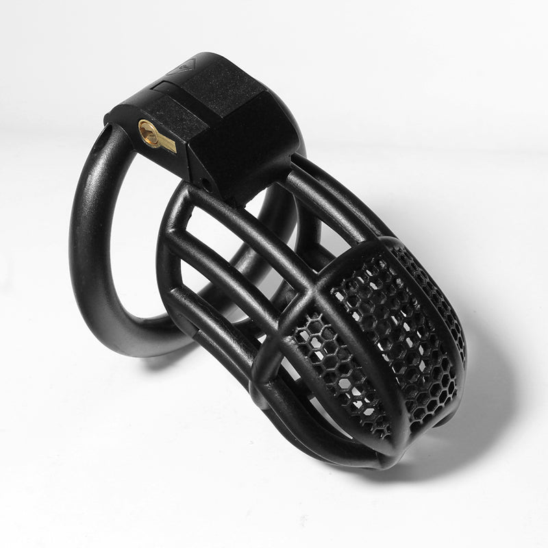 BDSM Hollow Male Chastity Device With 4 Ring, gallery view 4