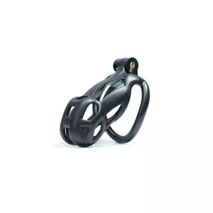 Black Cobra Chastity Cage Kit 1.77 To 4.13 Inches Long