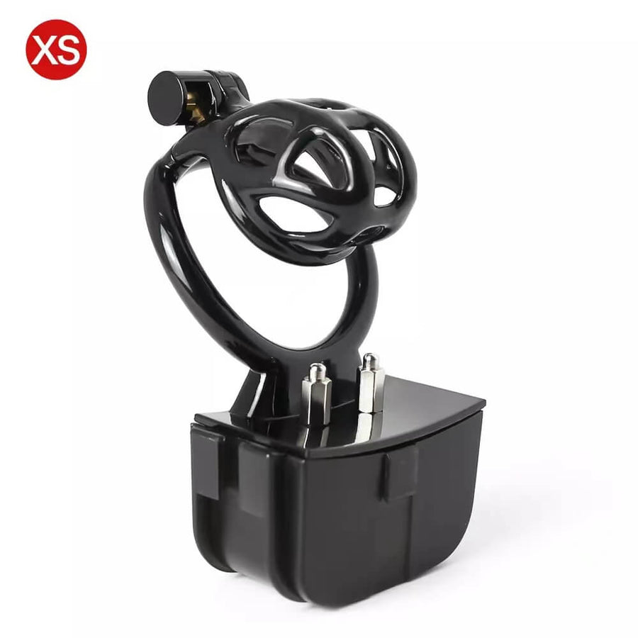 Black Electric Shock Mamba Chastity Cage, gallery view 10