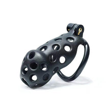 Load image into Gallery viewer, Black Hole Cobra Chastity Cage Kit 1.77 To 4.13 Inches Long
