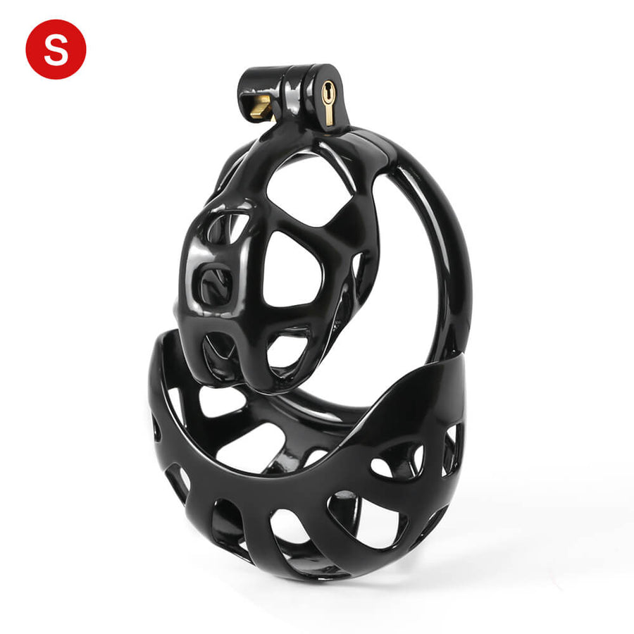 Black Mamba Chastity Cage With Balls Cage, gallery view 7