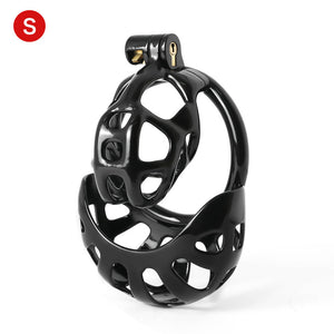 Black Mamba Chastity Cage With Balls Cage