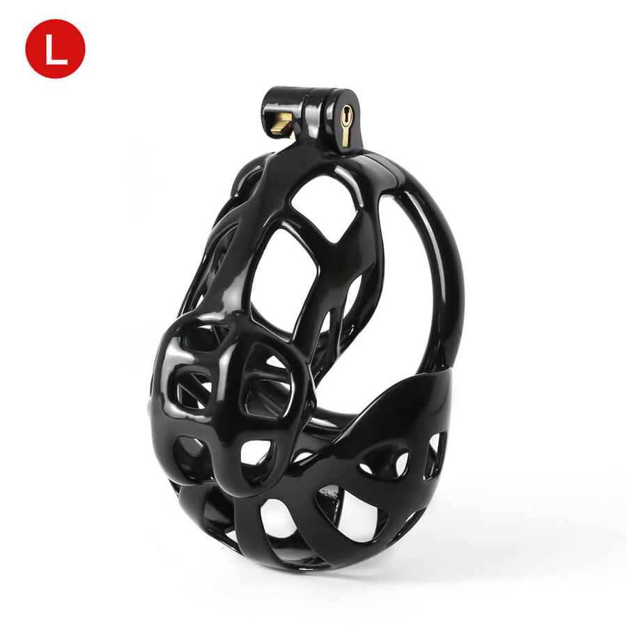 Black Mamba Chastity Cage With Balls Cage, gallery view 5